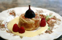 Former White House Pastry Chef Roland Mesnier's Fig and Apple Chartreuse