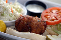 Crabcake Sandwich @ Chick's Oyster Bar