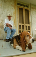 Owner Howard Adams with Henry