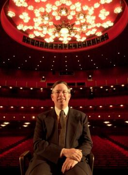 Michael Kaiser Director of The Kennedy Center on  stage in the Opera House
